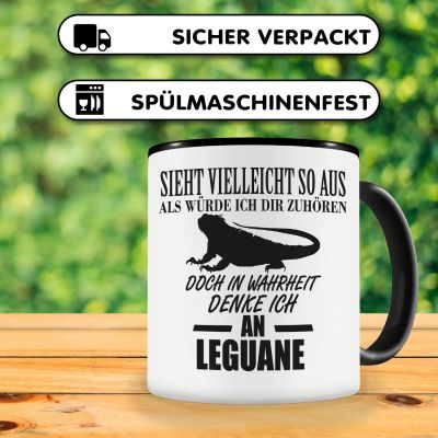 Tasse mit dem Motiv Ich denke an Leguane - Ansicht 4