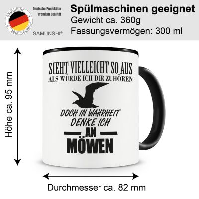 Tasse mit dem Motiv Ich denke an Mwen - Ansicht 2