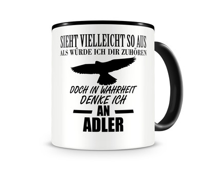 Ich Denke An Adler Tiere Tasse Kaffeetasse Teetasse Kaffeepott Kaffeebecher Becher Plot4u
