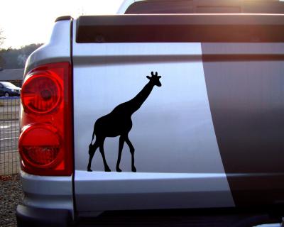 Giraffe als Aufkleber