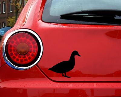 Ente als Aufkleber