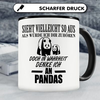Tasse mit dem Motiv Ich denke an Pandas - Ansicht 5
