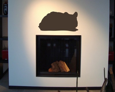 Hamster Wandtattoo - Ansicht 3