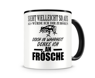 Tasse mit dem Motiv Ich denke an Frsche - Ansicht 1