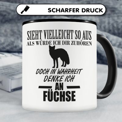 Tasse mit dem Motiv Ich denke an Fchse - Ansicht 5