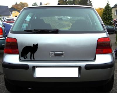 Fuchs als Aufkleber