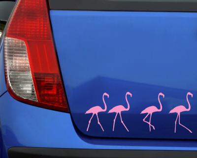 Flamingos als Aufkleber - Ansicht 3