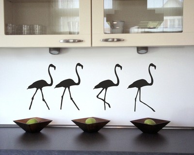 Flamingos Wandtattoo - Ansicht 3