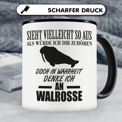 Tasse mit dem Motiv Ich denke an Walrosse - Ansicht 5