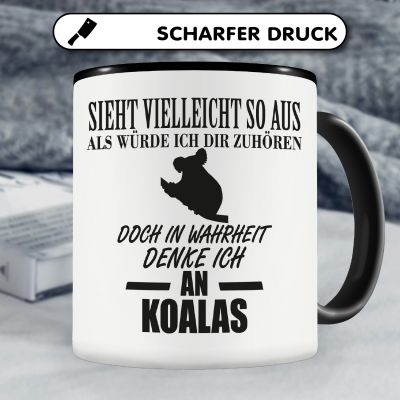 Tasse mit dem Motiv Ich denke an Koalas - Ansicht 5