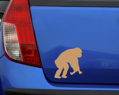 Affe als Aufkleber - Ansicht 3