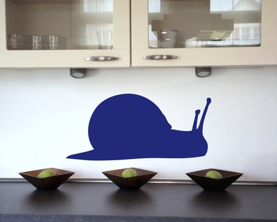 Schnecke Wandtattoo