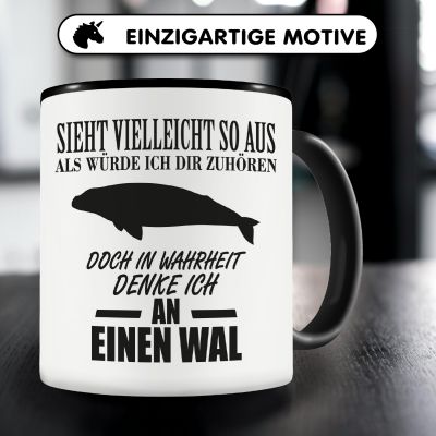 Tasse mit dem Motiv Ich denke an einen Wal - Ansicht 3