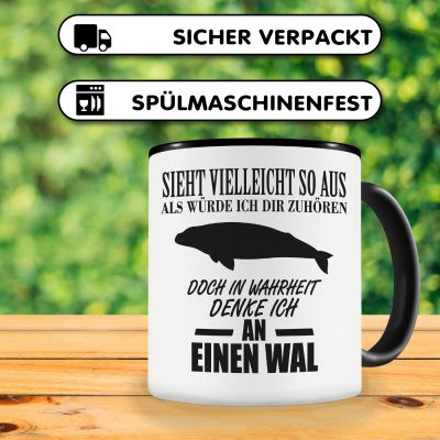 Tasse mit dem Motiv Ich denke an einen Wal - Ansicht 4
