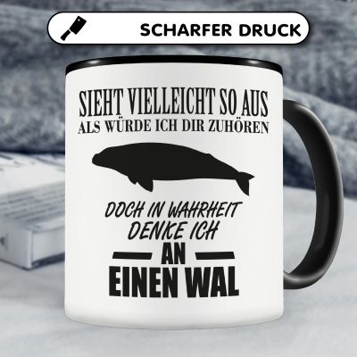 Tasse mit dem Motiv Ich denke an einen Wal - Ansicht 5
