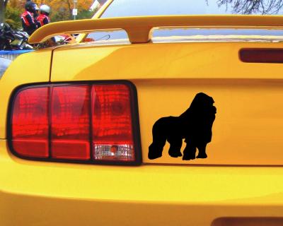 Gorilla als Aufkleber