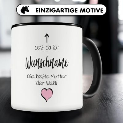 Tasse mit dem Motiv Die beste Mutter der Welt - Ansicht 3