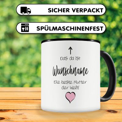 Tasse mit dem Motiv Die beste Mutter der Welt - Ansicht 4