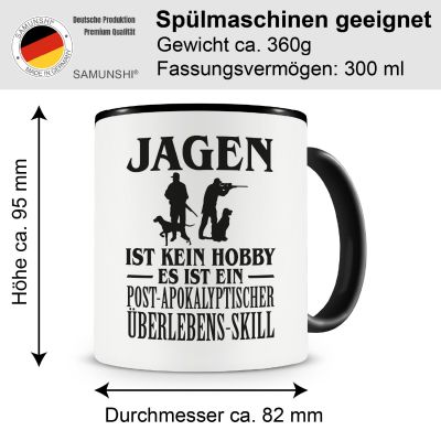 Tasse mit dem Motiv Jagen ist kein Hobby - Ansicht 2
