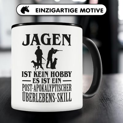 Tasse mit dem Motiv Jagen ist kein Hobby - Ansicht 3