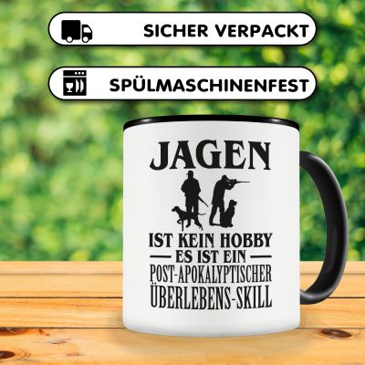 Tasse mit dem Motiv Jagen ist kein Hobby - Ansicht 4