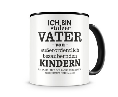 Tasse mit dem Motiv Ich bin stolzer Vater von Kindern