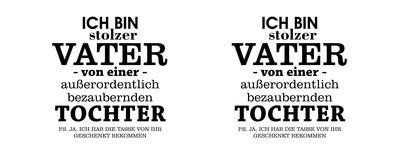 Tasse mit dem Motiv Ich bin stolzer Vater von einer Tochter - Ansicht 2