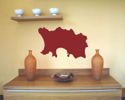 Jersey Insel Wandtattoo - Ansicht 3