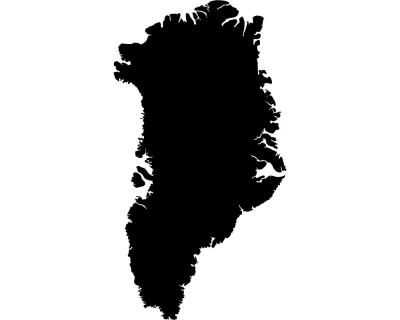 Grönland Insel Wandtattoo