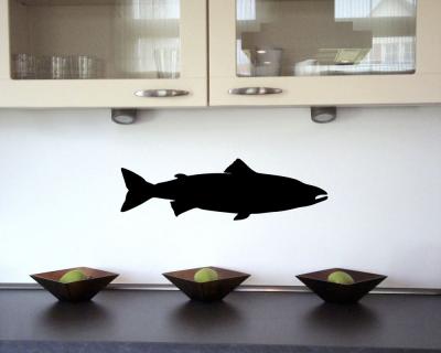 Lachs Wandtattoo - Ansicht 2
