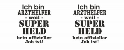 Tasse mit dem Motiv Ich bin Arzthelfer - Ansicht 2