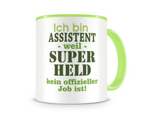 Tasse mit dem Motiv Ich bin Assistent Tasse Modellnummer  grn 902/grn 902