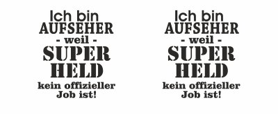 Tasse mit dem Motiv Ich bin Aufseher - Ansicht 2