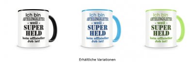 Tasse mit dem Motiv Ich bin Abteilungsleiter - Ansicht 3