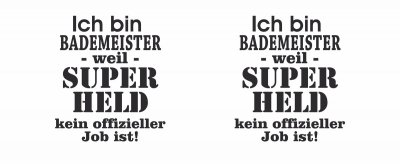 Tasse mit dem Motiv Ich bin Bademeister - Ansicht 2