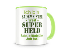 Tasse mit dem Motiv Ich bin Bademeister Tasse Modellnummer  grn 902/grn 902