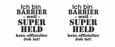 Tasse mit dem Motiv Ich bin Barbier - Ansicht 2