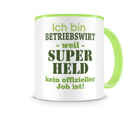 Tasse mit dem Motiv Ich bin Betriebswirt Tasse Modellnummer  grn 902/grn 902