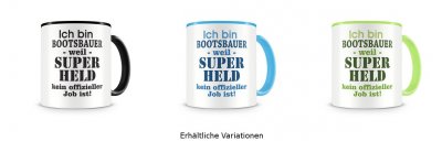 Tasse mit dem Motiv Ich bin Bootsbauer - Ansicht 3