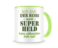 Tasse mit dem Motiv Ich bin der Boss Tasse Modellnummer  grn 902/grn 902