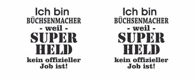 Tasse mit dem Motiv Ich bin Bchsenmacher - Ansicht 2