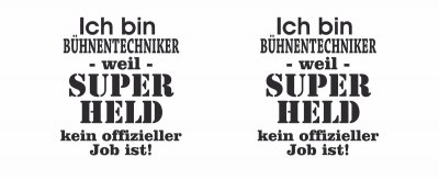 Tasse mit dem Motiv Ich bin Bhnentechniker - Ansicht 2