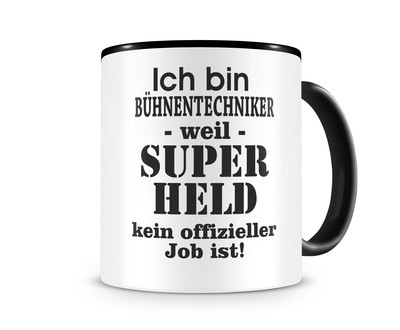 Tasse mit dem Motiv Ich bin Bhnentechniker