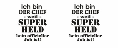 Tasse mit dem Motiv Ich bin der Chef - Ansicht 2