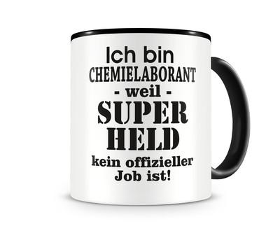 Tasse mit dem Motiv Ich bin Chemielaborant