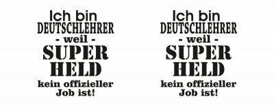 Tasse mit dem Motiv Ich bin Deutschlehrer - Ansicht 2
