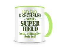 Tasse mit dem Motiv Ich bin Drechsler Tasse Modellnummer  grn 902/grn 902