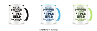 Tasse mit dem Motiv Ich bin Drummer - Ansicht 3