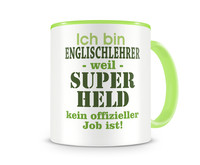 Tasse mit dem Motiv Ich bin Englischlehrer Tasse Modellnummer  grn 902/grn 902