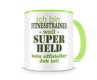 Tasse mit dem Motiv Ich bin Fitnesstrainer Tasse Modellnummer  grn 902/grn 902